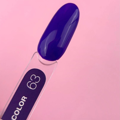 Гель-лак Lunamoon Color №63 сине-фиолетовый 13 мл (047-2111-0347) - Фото №3