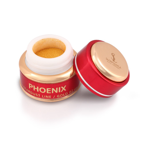 Pyłek do paznokci Slowianka 02 Phoenix Gold 2 g - Фото №2