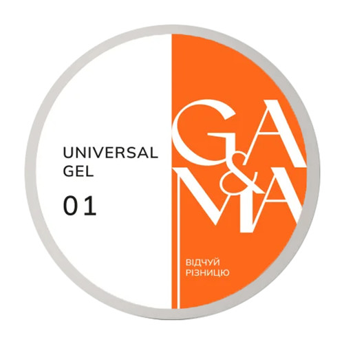 Żel przedłużający GA&MA Universal nr 001 przezroczysty 15 ml (7700215)
