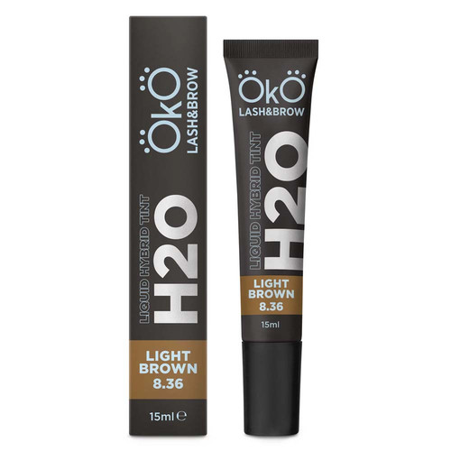 Farba OKO do brwi i rzęs Liquid Hybrid Tint H20 LIGHT BROWN 8.36 15 ml (TINT-LB) - Фото №2