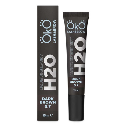 Farba OKO do brwi i rzęs Liquid Hybrid Tint H20 DARK BROWN 5.7 15 ml (TINT-DB) - Фото №2
