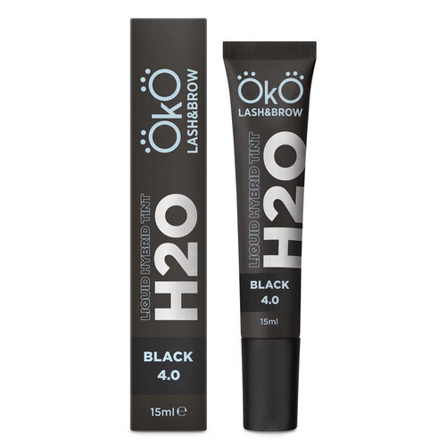 Farba OKO do brwi i rzęs Liquid Hybrid Tint H20 Black 4,0 15 ml (TINT-BL) - Фото №2