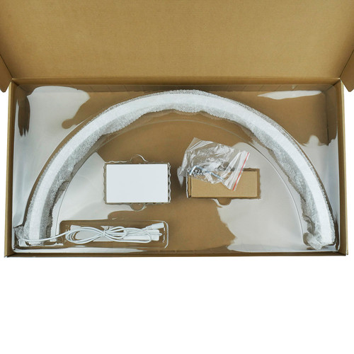 Лампа-полумесяц белая настольная YRE бестеневая LED 65,8 х33,8х6,3 - Фото №6