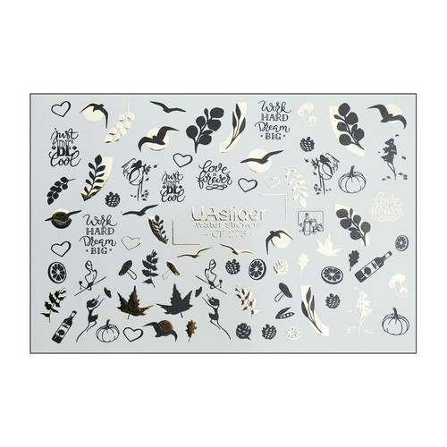 Naklejki na paznokcie UAslider jesień № CF 273 - Фото №1