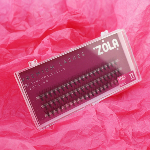 Rzęsy ZOLA 10 D wiązka 11 mm - Фото №2