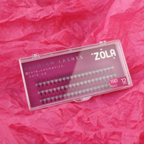 Rzęsy ZOLA 10 D wiązka 12 mm - Фото №2