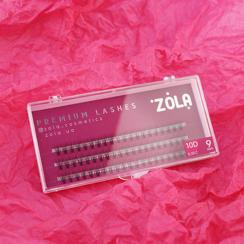Rzęsy ZOLA 10 D wiązka 9 mm - Фото №2