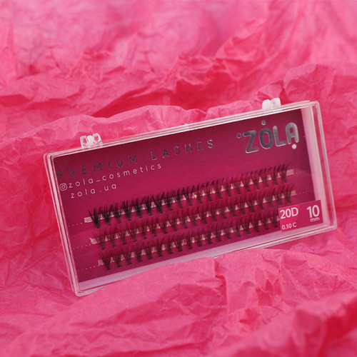 Rzęsy ZOLA 20 D wiązka 10 mm - Фото №2