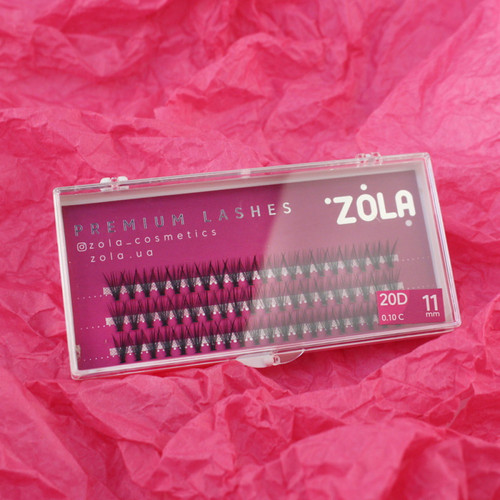 Rzęsy ZOLA 20 D wiązka 11 mm - Фото №2
