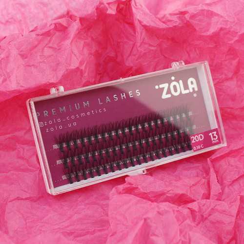 Rzęsy ZOLA 20 D wiązka 13 mm - Фото №2