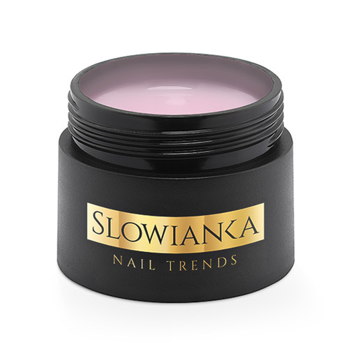Żel budujący Slowianka Builder Gel COMBI ROSE HALF-COVER - ideal tixotropic 15 g - Фото №2