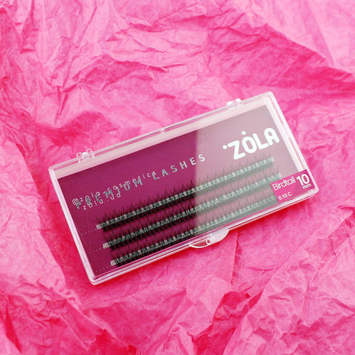 Rzęsy ZOLA wiązka Birdtail 10 mm - Фото №2