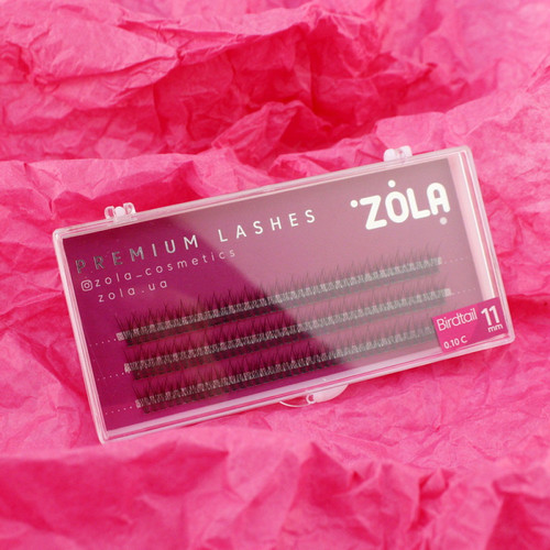 Rzęsy ZOLA wiązka Birdtail 11 mm - Фото №2