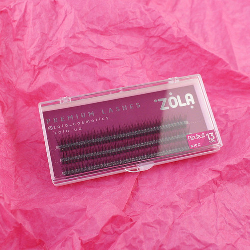 Rzęsy ZOLA wiązka Birdtail 13 mm - Фото №2
