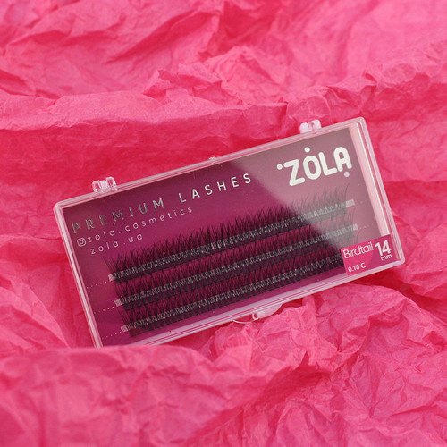 Rzęsy ZOLA wiązka Birdtail 14 mm - Фото №2