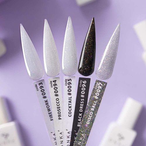 Base DNKa Cover #0096 Black Dress black with leaf 30 ml (DNKA0096-30) - Фото №2