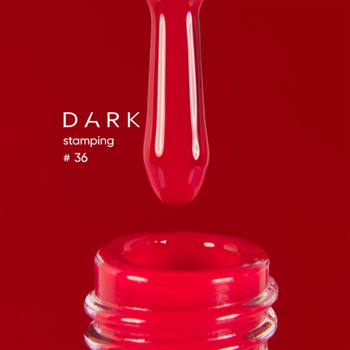 Лак для стемпинга DARK Stamping polish №36 феррари 10 мл - Фото №3