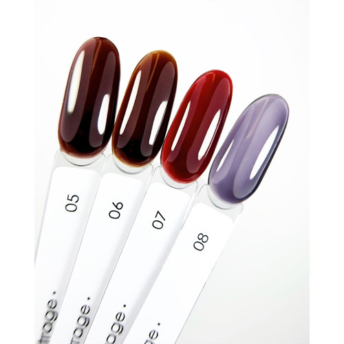 Gel polish DARK Vitrage 07 dark red 6 ml - Фото №3