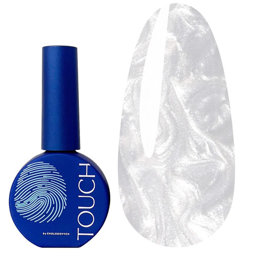 База для ногтей Touch Cover Base Perla 01 серый перламутровый 13 мл - Фото №1