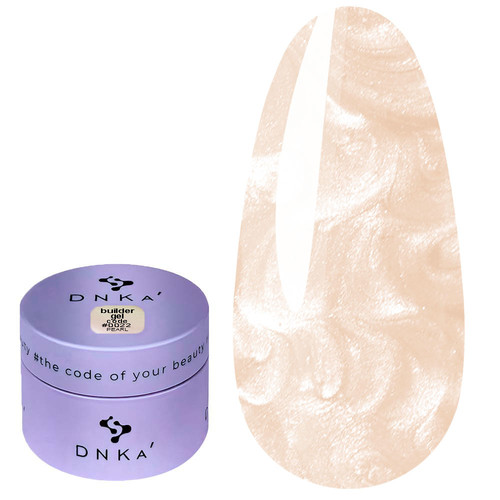 Гель для ногтей DNKa Builder Gel №0022 Pearl бежевый с перламутром 30 мл (BGD0022)