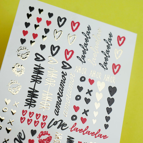 Naklejki na paznokcie UAslider mini Color and Foil 002 - Фото №2