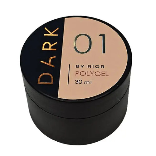 DARK PolyGel 1 transparent 30 ml (in a jar) - Фото №1