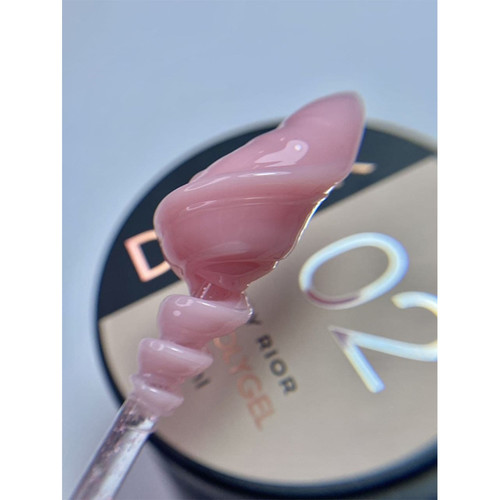 Akrylożel do paznokci DARK PolyGel 02 różowy 30 ml (w słoiczku) - Фото №2