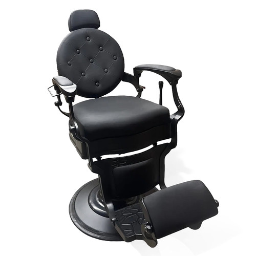 Парикмахерское кресло Frizlab VINTAGE BLACK - Фото №1