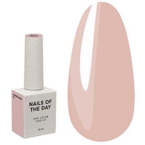 База для ногтей NAILSOFTHEDAY Cover NEW Formula 15 натуральный нюдовый 10 мл - Фото №1
