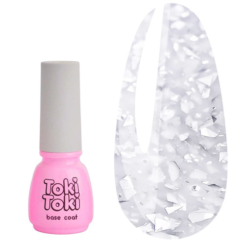 Base Toki-Toki Potal 007 milky with silver leaf 5 ml - Фото №1