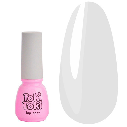 Top hybrydowy Toki-Toki No wipe Soft Milky 5 ml - Фото №1