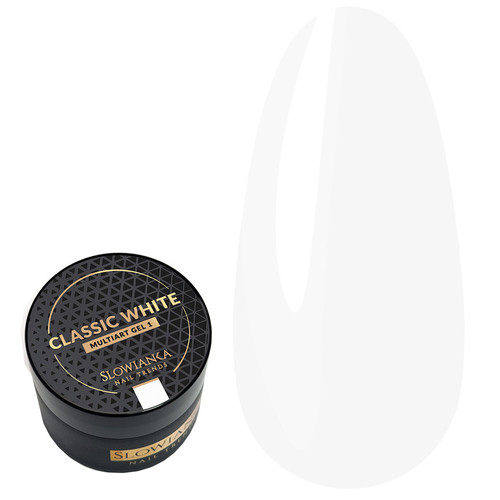 Farba żelowa Slowianka MultiArt Gel 01 Classic White 5 g - Фото №1