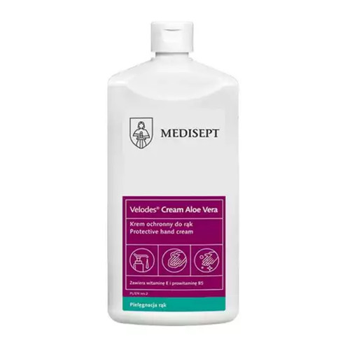 Moisturizing hand cream Medisept VELODES Cream Aloe Vera 500 ml