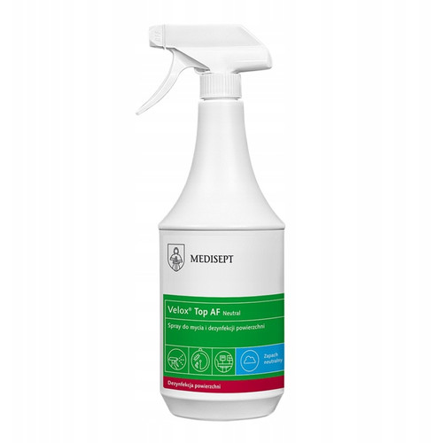 Spray do dezynfekcji powierzchni Medisept VELOX TOP AF neutralny zapach 1L