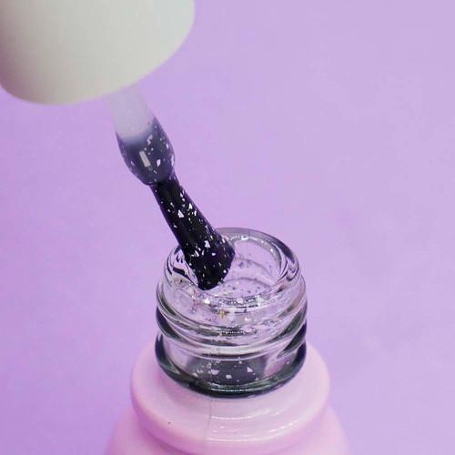 Top hybrydowy Toki-Toki Silver Mica Top No wipe 5 ml - Фото №2