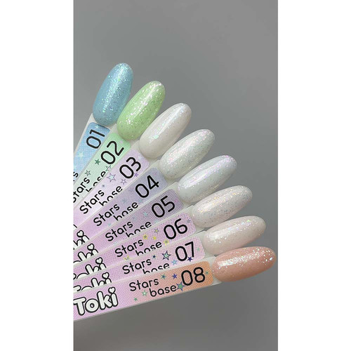 Toki-Toki Stars Base SB05 milky with purple-pink leaf 5 ml - Фото №3