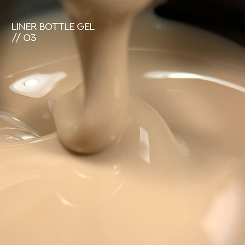 SILLER BOTTLE Liner Gel №03 peach 15 ml (NF-00018411) (jar) - Фото №2