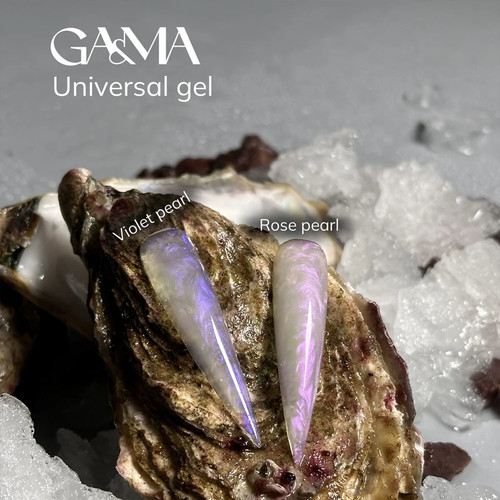 Żel przedłużający GA&MA Universal Violet Pearl limited 15 ml (7703018) - Фото №2