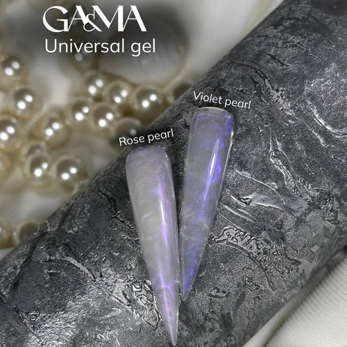 Żel przedłużający GA&MA Universal Violet Pearl limited 15 ml (7703018) - Фото №3
