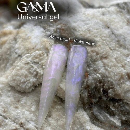 Żel przedłużający GA&MA Universal Violet Pearl limited 15 ml (7703018) - Фото №4