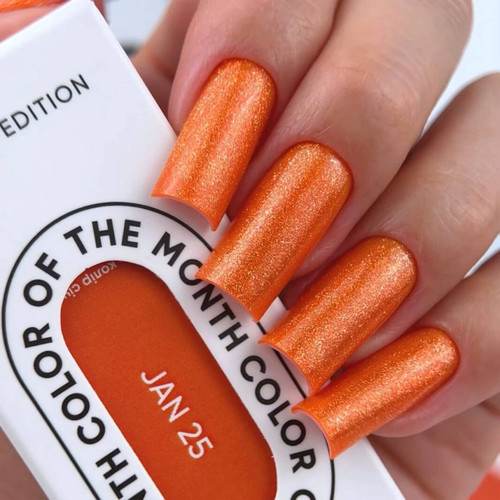 Lakier hybrydowy NAILSOFTHEDAY Color of the month January 2025 Vitamin C 10 ml - Фото №5