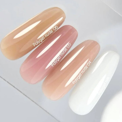 Akrylożel NAILSOFTHEDAY Polygel nude 06 ciepły nagi 30 g - Фото №3