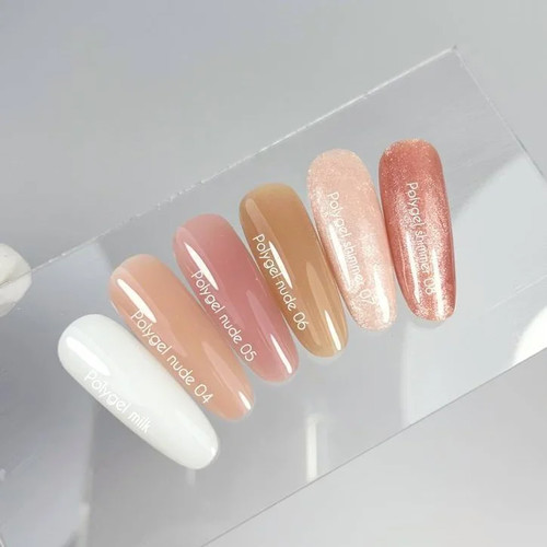 Akrylożel NAILSOFTHEDAY Polygel nude 06 ciepły nagi 30 g - Фото №4