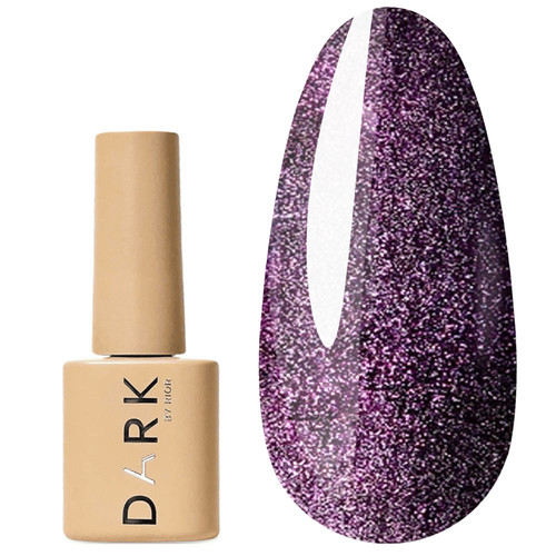 Гель-лак DARK Cat Eye 21 розово-фиолетовый 6 мл