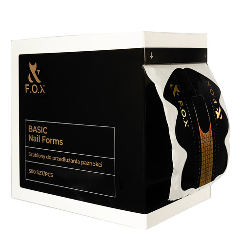 Formy do przedłużania paznokci F.O.X Nails extension forms Basic 500 szt - Фото №2