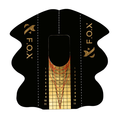 Formy do przedłużania paznokci F.O.X Nails extension forms Basic 500 szt - Фото №1