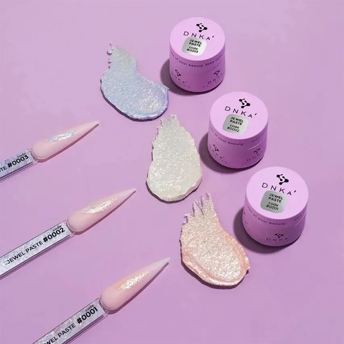 Pasta artystyczna DNKa Jewel Paste nr 0003 perłowy liliowy 5 ml (JPDNKA3) - Фото №4