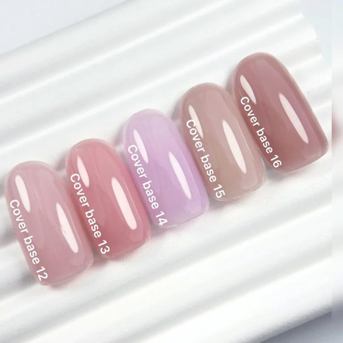 Baza hybrydowa NAILSOFTHEDAY Cover NEW Formula 12 beżowo-różowy 10 ml - Фото №2