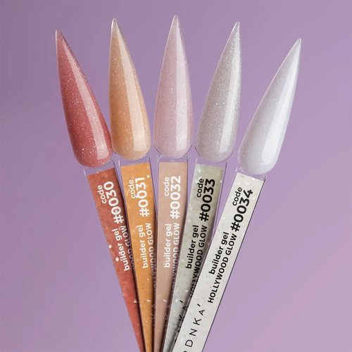 Żel do paznokci DNKa Builder Gel #0030 Hollywood Glow różowy odblaskowy 30 ml (BGD0030) - Фото №3