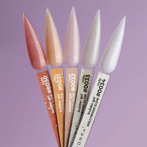 Żel do paznokci DNKa Builder Gel #0032 Hollywood Glow jasnoróżowy odblaskowy 30 ml (BGD0032) - Фото №3